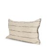 Lyle 13x21 Square Oatmeal w/ Black Stripes Decorative Pillow Cover