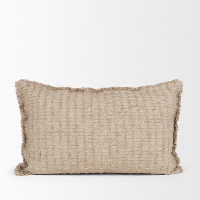 Alternative view of Thatch 14x26 Lumbar Sand Decorative Pillow Cover
