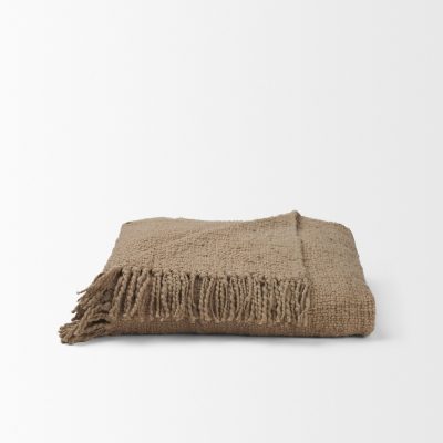 Alternative view of Kambal Sand Woven Cotton Throw Blanket