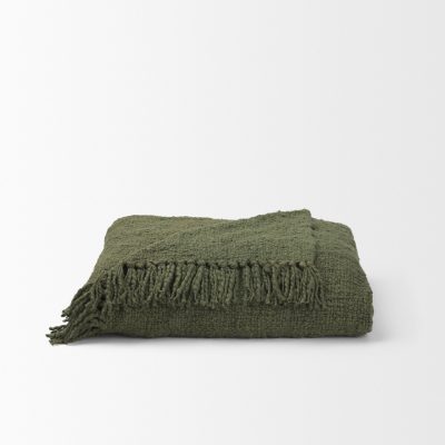 Alternative view of Kambal Evergreen Woven Cotton Throw Blanket