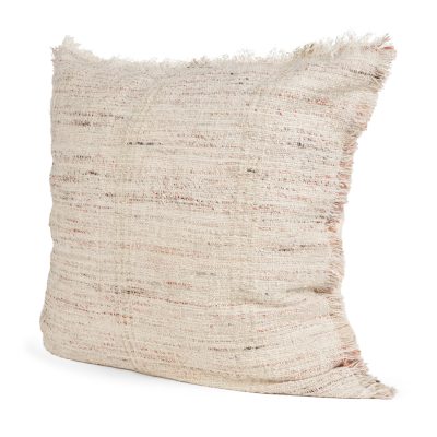 Fraye 22x22 Square Oatmeal Multi-Tone Blend Decorative Pillow Cover
