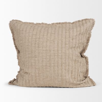 Alternative view of Thatch 20x20 Square Sand Decorative Pillow Cover