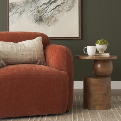 Alternative view of Stack Light Brown Wood Geometric Accent Table