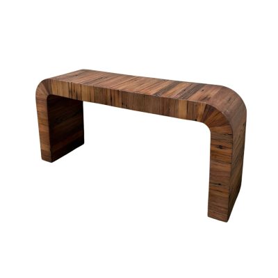Denton Medium Brown Relcaimed Wood Console Table