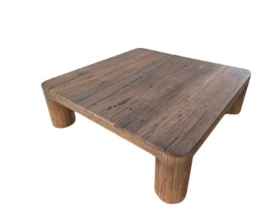 Hewitt Square Smooth Reclaimed Wood Coffee Table