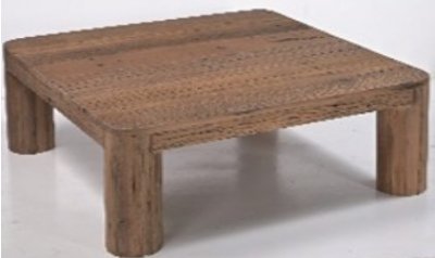 Hewitt 94" Rectangular Smooth Reclaimed Wood Dining Table
