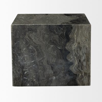 Alternative view of Quadra 20" Solid Cappuccino Marble Square Coffee Table