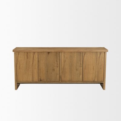 Alternative view of Alcott Brown Wood 4 Door Closed Sideboard