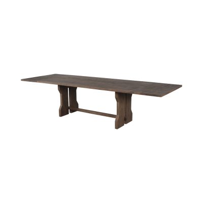 Rooke 84" Solid Wood Extendable Rectangular Dining Table