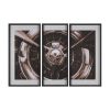 Vintage Propeller (Sepia) (Set of 3) by Ethan Harper Framed Artwork Matted under Glass