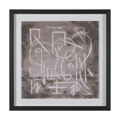 Obscure II by Mercana Studio Hand-Embellished Framed Artwork Matted under Glass