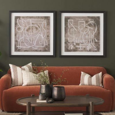 Alternative view of Obscure I by Mercana Studio Hand-Embellished Framed Artwork Matted under Glass