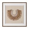 Papua Necklace III by Mercana Studio Hand-Embellished Textured Framed Artwork Matted under Glass 1 0106647 16145 A