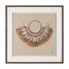 Papua Necklace II by Mercana Studio Hand-Embellished Textured Framed Artwork Matted under Glass 2 0106646 16144 A