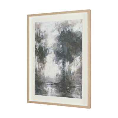 Alternative view of Forest Whispers III by Mercana Studio Hand-Embellished Textured Framed Artwork Matted under Glass