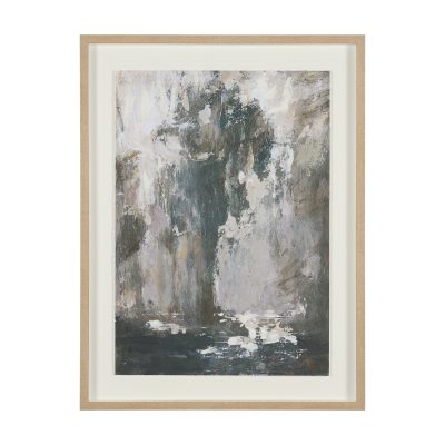 Forest Whispers I by Mercana Studio Hand-Embellished Textured Framed Artwork Matted under Glass