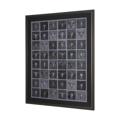 Alternative view of Forty-Eight by Natalia Boychenko-Tariq Hand-Embellished Textured Framed Artwork Matted under Glass