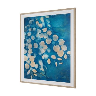 Alternative view of Rainy Day by Liz St. Andre Hand-Embellished Textured Framed Artwork Matted under Glass