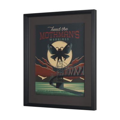 Alternative view of Cryptid Tourism IV by Omar Escalante Textured Framed Artwork Matted under Glass