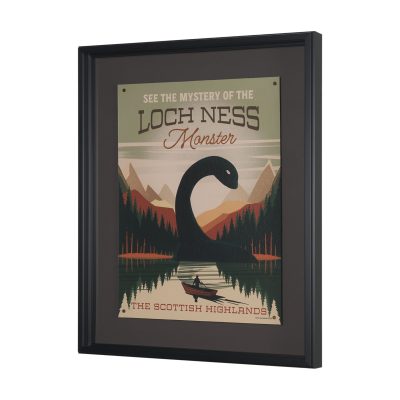 Alternative view of Cryptid Tourism III by Omar Escalante Textured Framed Artwork Matted under Glass