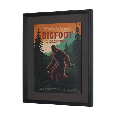 Alternative view of Cryptid Tourism I by Omar Escalante Textured Framed Artwork Matted under Glass
