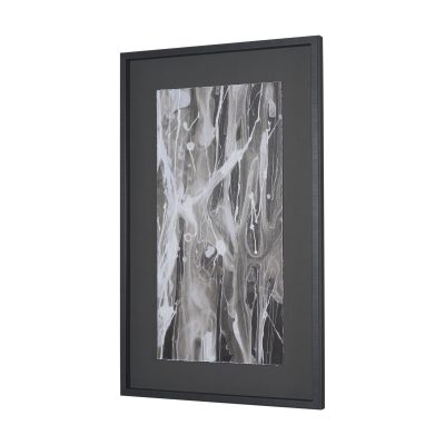 Alternative view of Stratum II by Natalia Boychenko-Tariq Hand-Embellished Textured Framed Artwork Matted under Glass