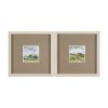 Discovery (Set of 2)  by Ira Havuka Hand-Embellished Framed Artwork Matted under Glass