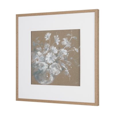 Alternative view of Fresh Flowers II by Mercana Studio Hand-Embellished Framed Artwork Matted under Glass