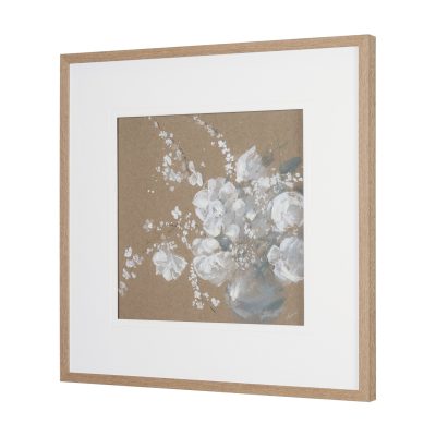 Alternative view of Fresh Flowers I by Mercana Studio Hand-Embellished Framed Artwork Matted under Glass