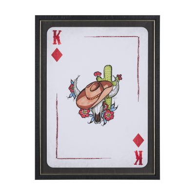 Wild West IV by Mercana Studio Hand-Embellished Framed Artwork Matted under Glass