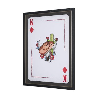 Alternative view of Wild West IV by Mercana Studio Hand-Embellished Framed Artwork Matted under Glass