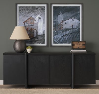 Alternative view of Community 2C by Mercana Studio Hand-Embellished Textured Framed Artwork Matted under Glass