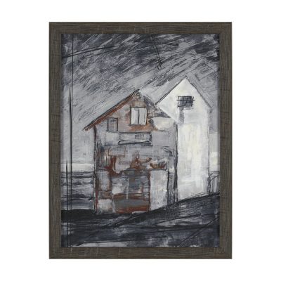 Community 3D by Mercana Studio Hand-Embellished Textured Framed Artwork Matted