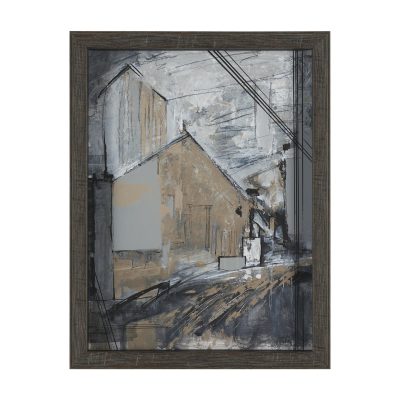 Community 3B by Mercana Studio Framed Artwork Matted under Glass