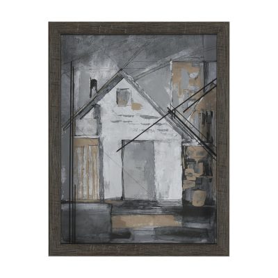 Community 2A by Mercana Studio Framed Artwork Matted under Glass