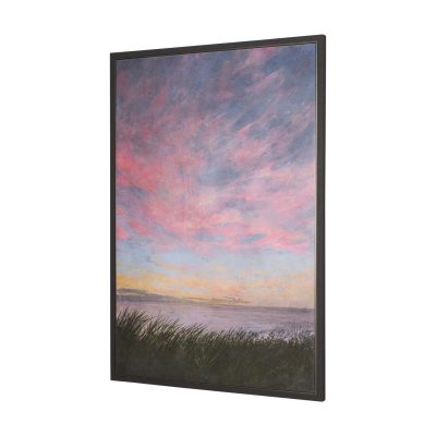 Alternative view of Crescent Sunset II by Mercana Studio Hand Embelished Textured Framed Canvas Artwork