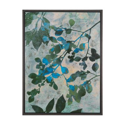 One of a Kind by Liz St. Andre Hand Embelished Textured Framed Canvas Artwork