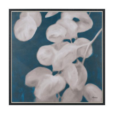 Eucalyptus II by Julianne Marcoux Hand Embelished Textured Framed Canvas Artwork