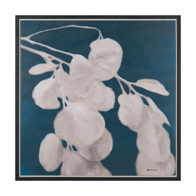 Eucalyptus I by Julianne Marcoux Hand Embelished Textured Framed Canvas Artwork