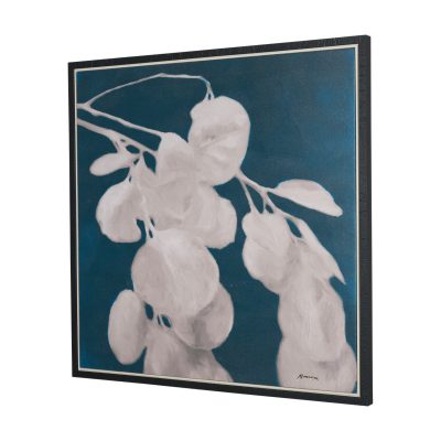 Alternative view of Eucalyptus I by Julianne Marcoux Hand Embelished Textured Framed Canvas Artwork