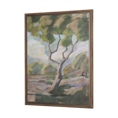 Alternative view of Landscape Tapestry I by Mercana Studio Hand Embelished Textured Framed Canvas Artwork