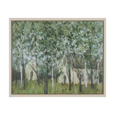 Summer Garden II by Mercana Studio Hand Embelished Textured Framed Canvas Artwork