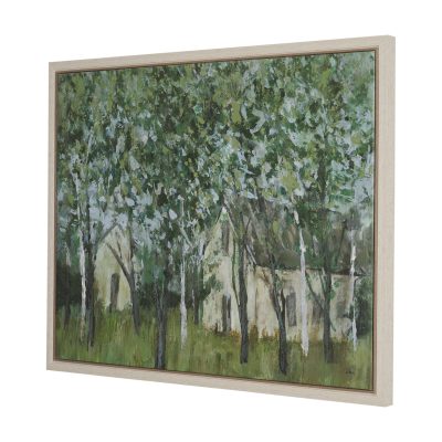 Alternative view of Summer Garden II by Mercana Studio Hand Embelished Textured Framed Canvas Artwork