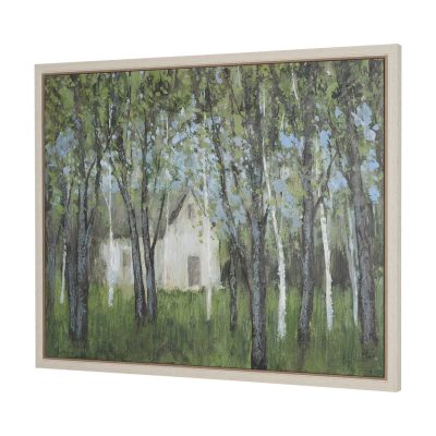 Alternative view of Summer Garden I by Mercana Studio Hand Embelished Textured Framed Canvas Artwork
