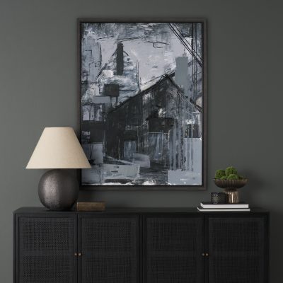 Alternative view of Community 1A by Mercana Studio Hand Embelished Textured Framed Canvas Artwork