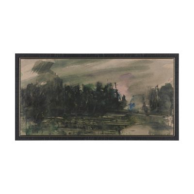 Twilight by Mercana Studio Hand Embelished Textured Framed Canvas Artwork