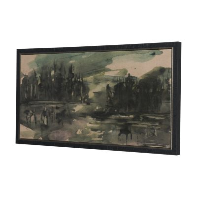 Alternative view of Dusk by Mercana Studio Hand Embelished Textured Framed Canvas Artwork