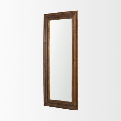 Alternative view of Bennet Large Rectangle Reclaimed Wooden Mirror