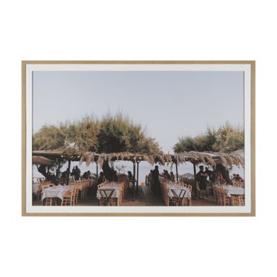 Greek Feast by Kelly Frere FramedPhoto Print Matted under Glass