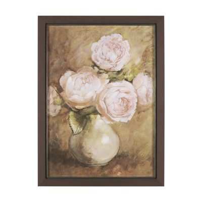 Fragrant Bloom  by Mercana Studio Hand-Embellished Textured Framed Artwork Matted